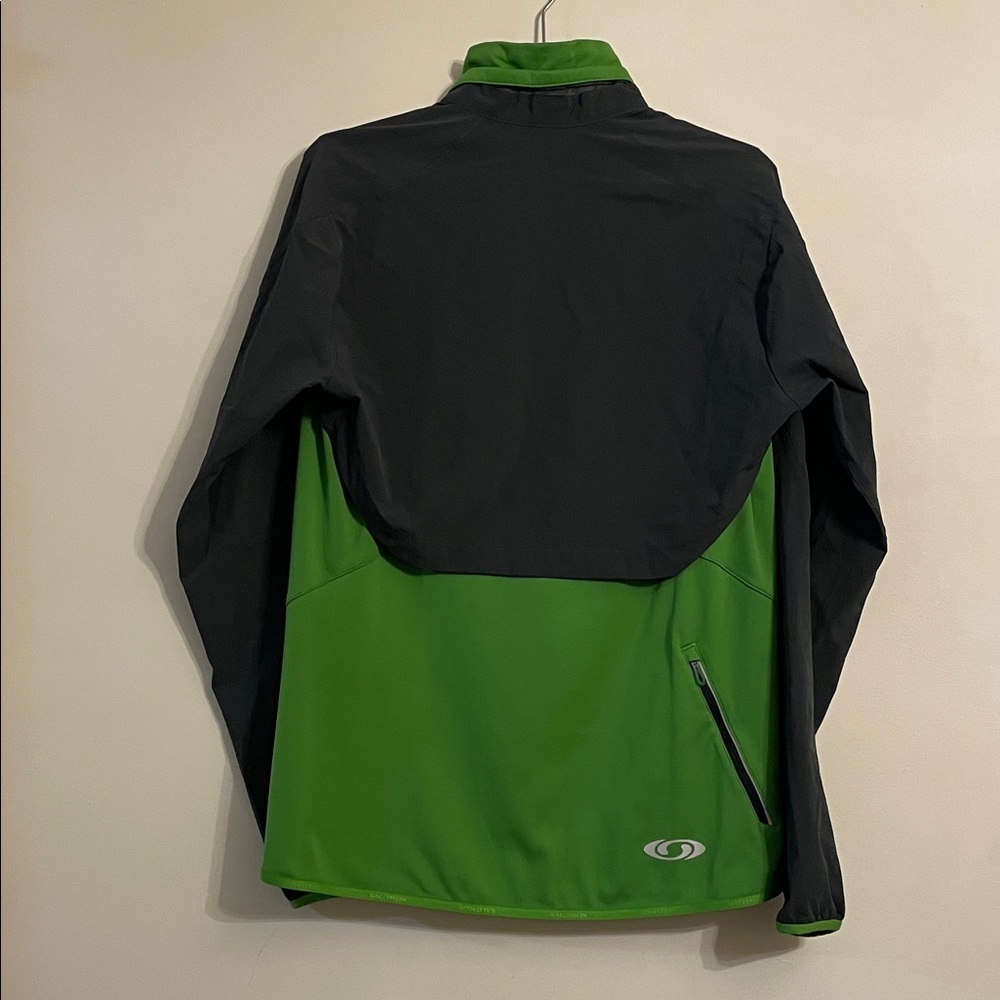 Salomon Women's Vibrant Green and Black Ski Jacket - Picture 2 of 11